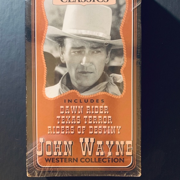 NIB - John Wayne VHS Collection: “Dawn Rider” “Texas Terror” “Riders of Destiny” - Picture 6 of 9